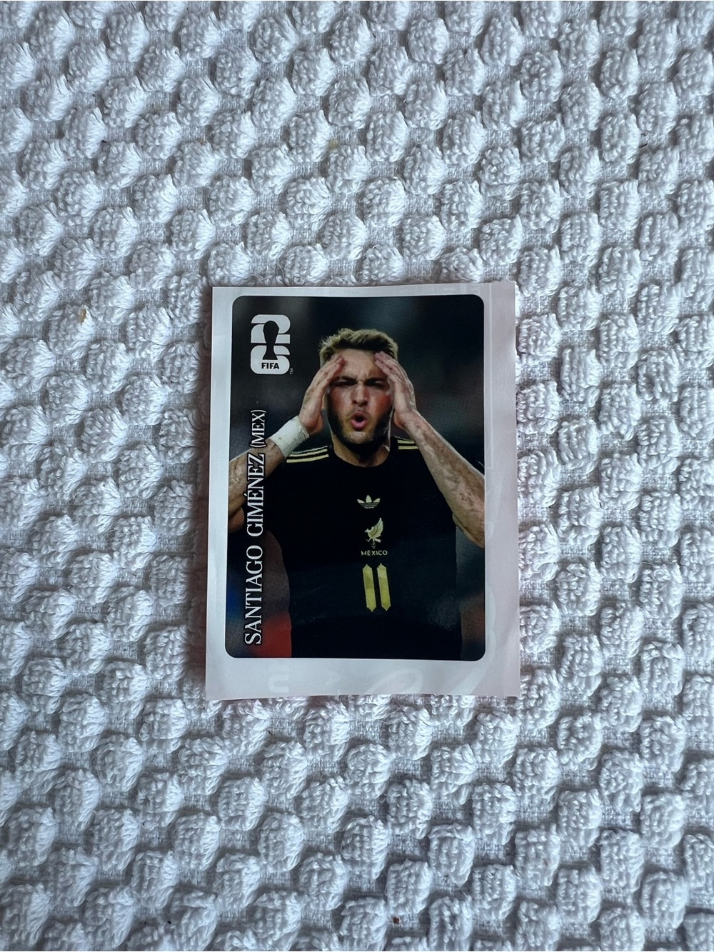 Coca Cola FIFA World Cup Santiago Gimenez Sticker